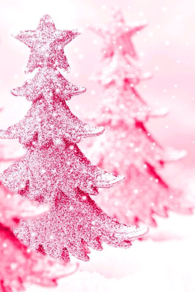 Christmas Tree Glitter Wallpaper