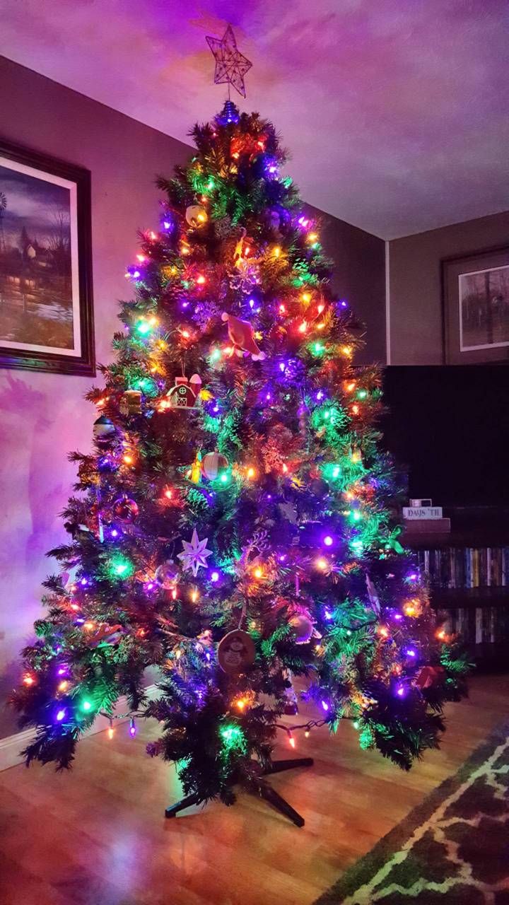 Christmas Tree Wallpaper Lights