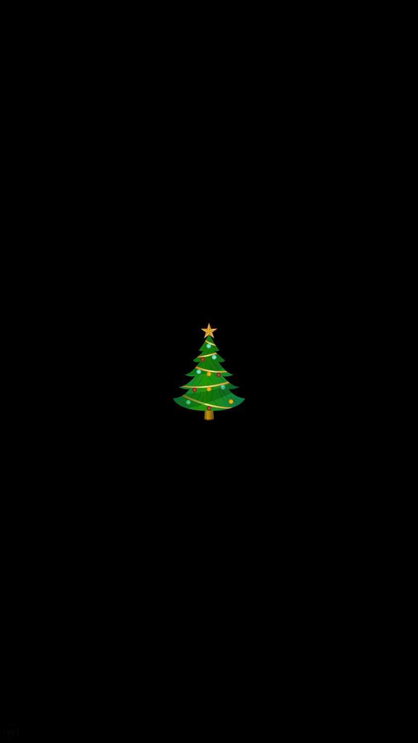 Christmas Tree Wallpaper Minimal