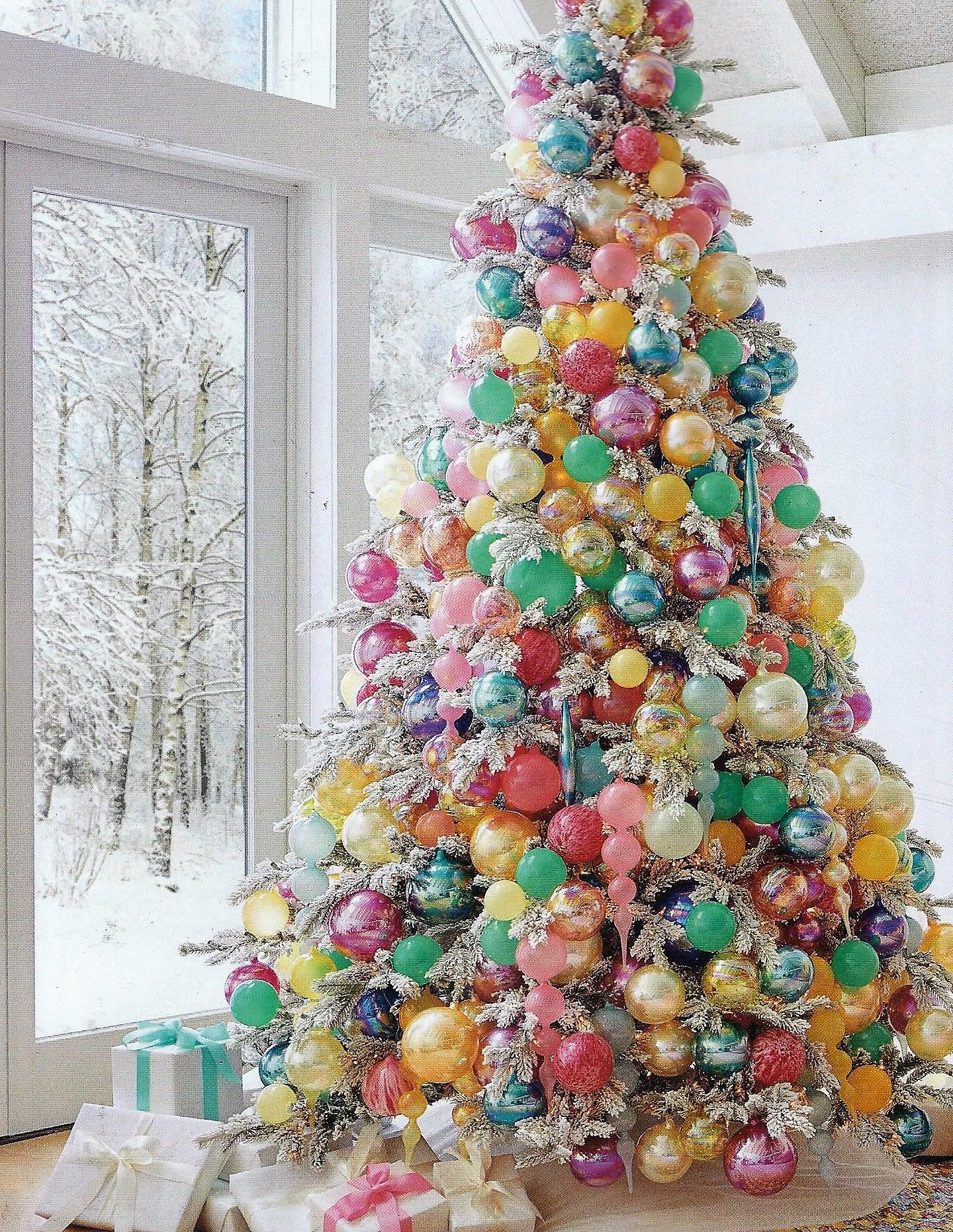 Christmas Tree Wallpaper Pastel