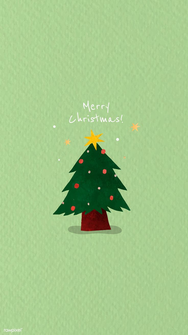 Christmas Tree Wallpaper Simple