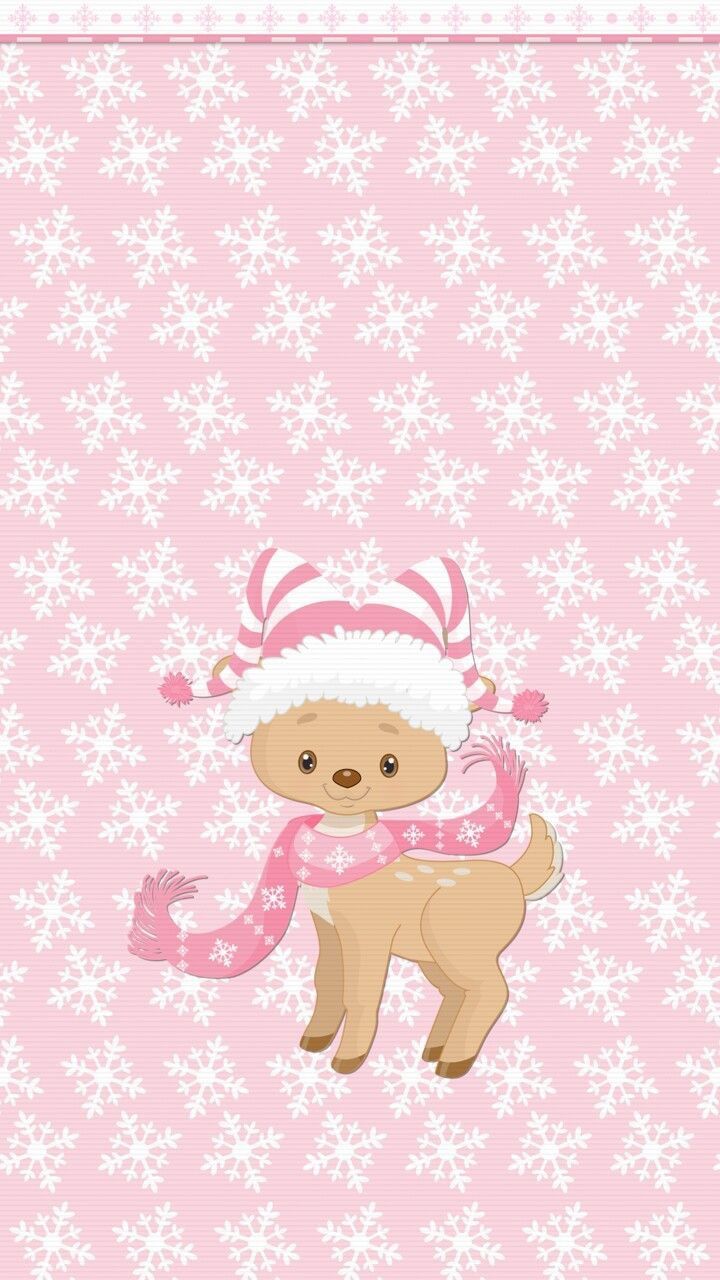 Christmas Wallpaper 3D Pink