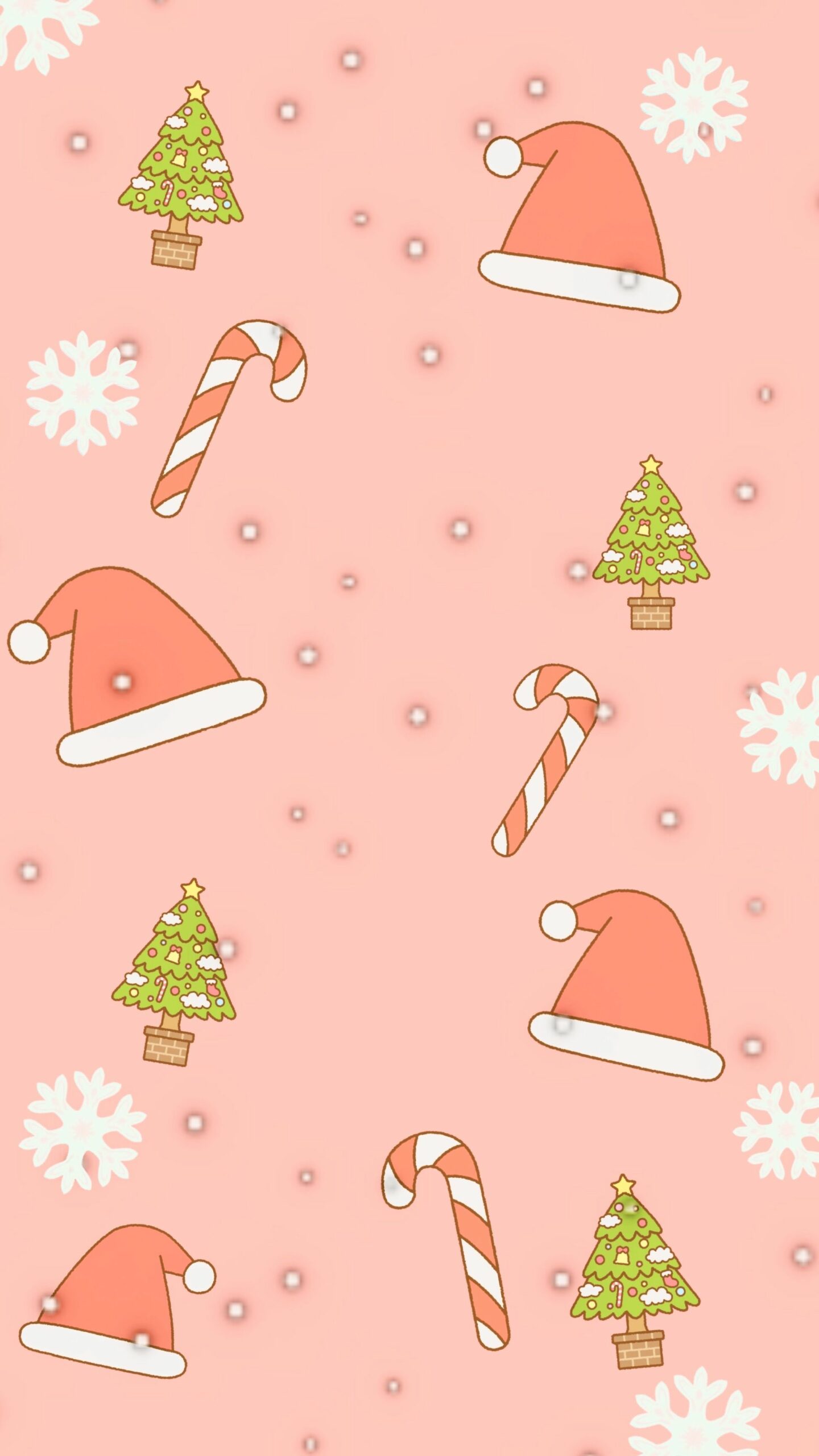 Christmas Wallpaper Aesthetic Pink