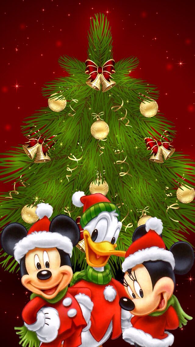 Christmas Wallpaper Mickey Mouse