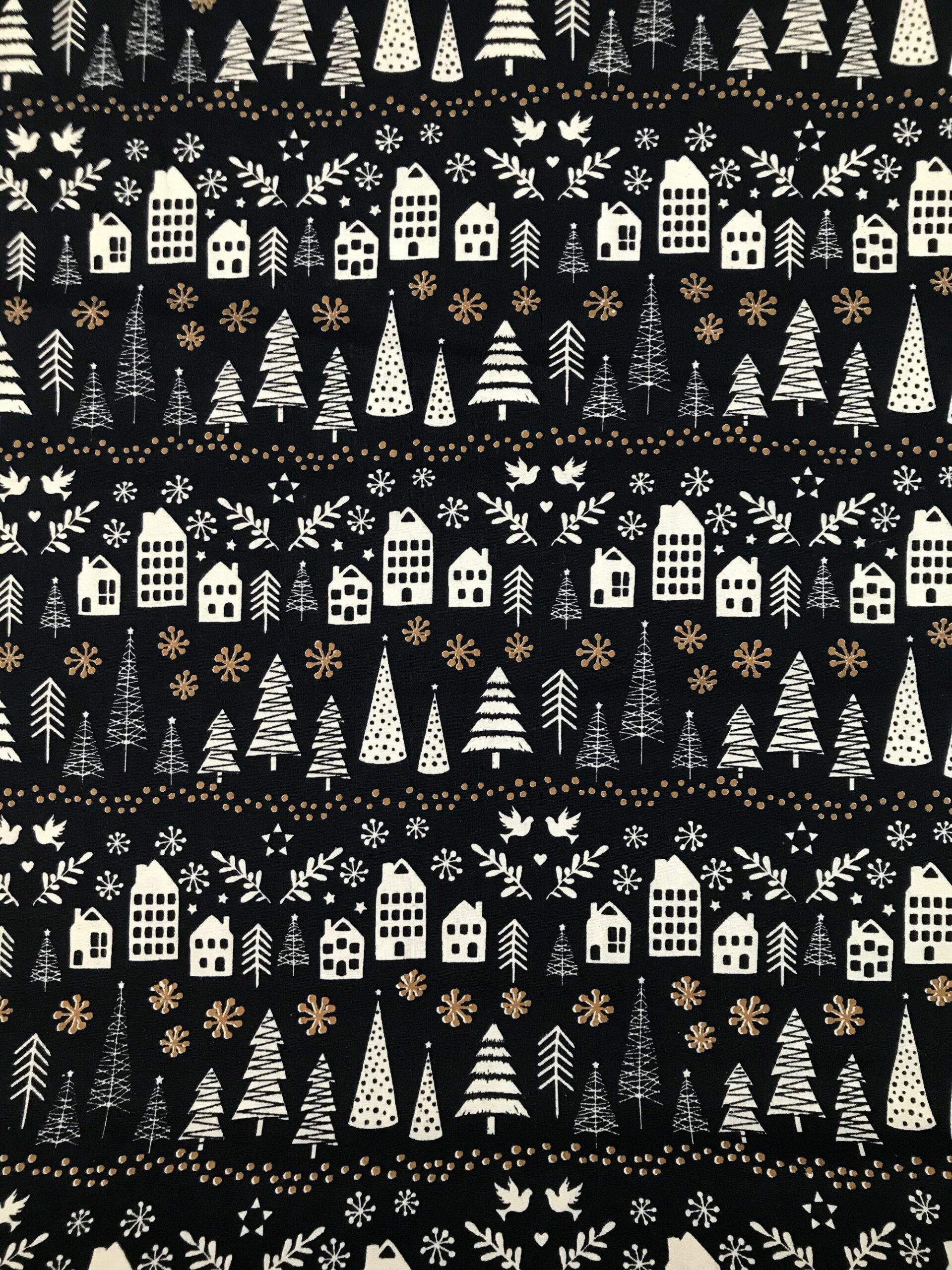 Christmas Wallpaper Navy Blue