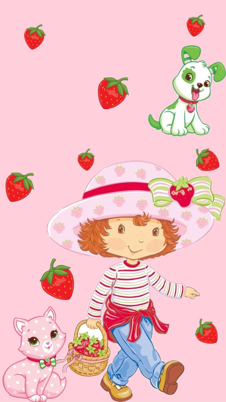 Christmas Wallpaper Strawberry Shortcake