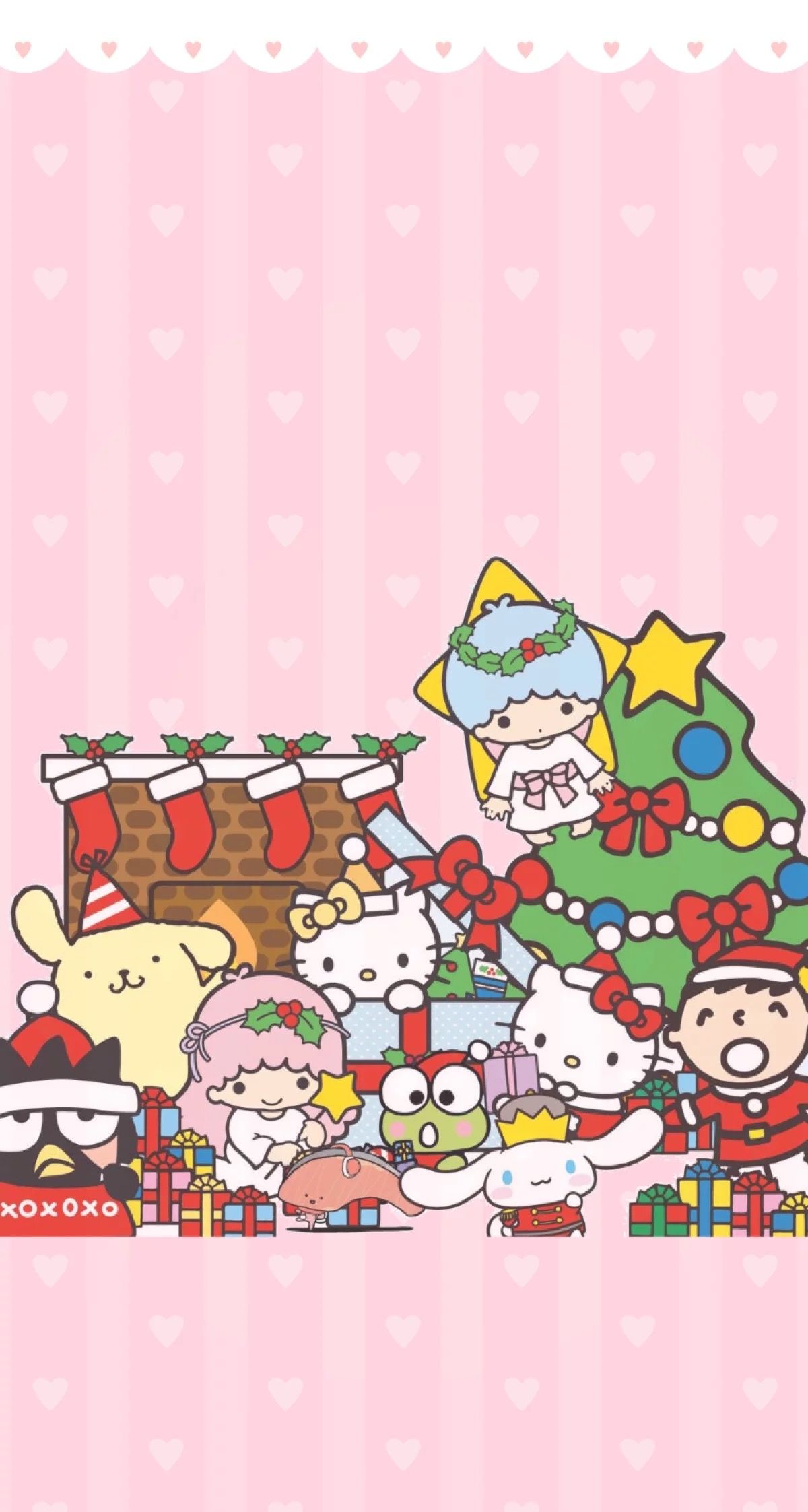 Cute Sanrio Christmas Wallpaper