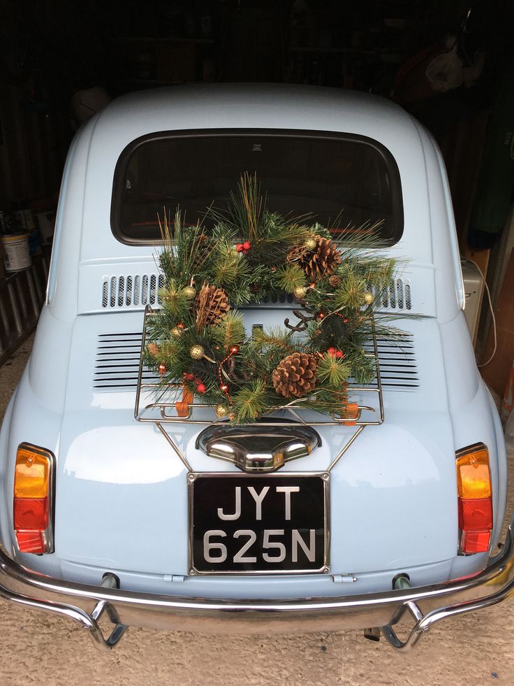 Fiat 500 Christmas Wallpaper