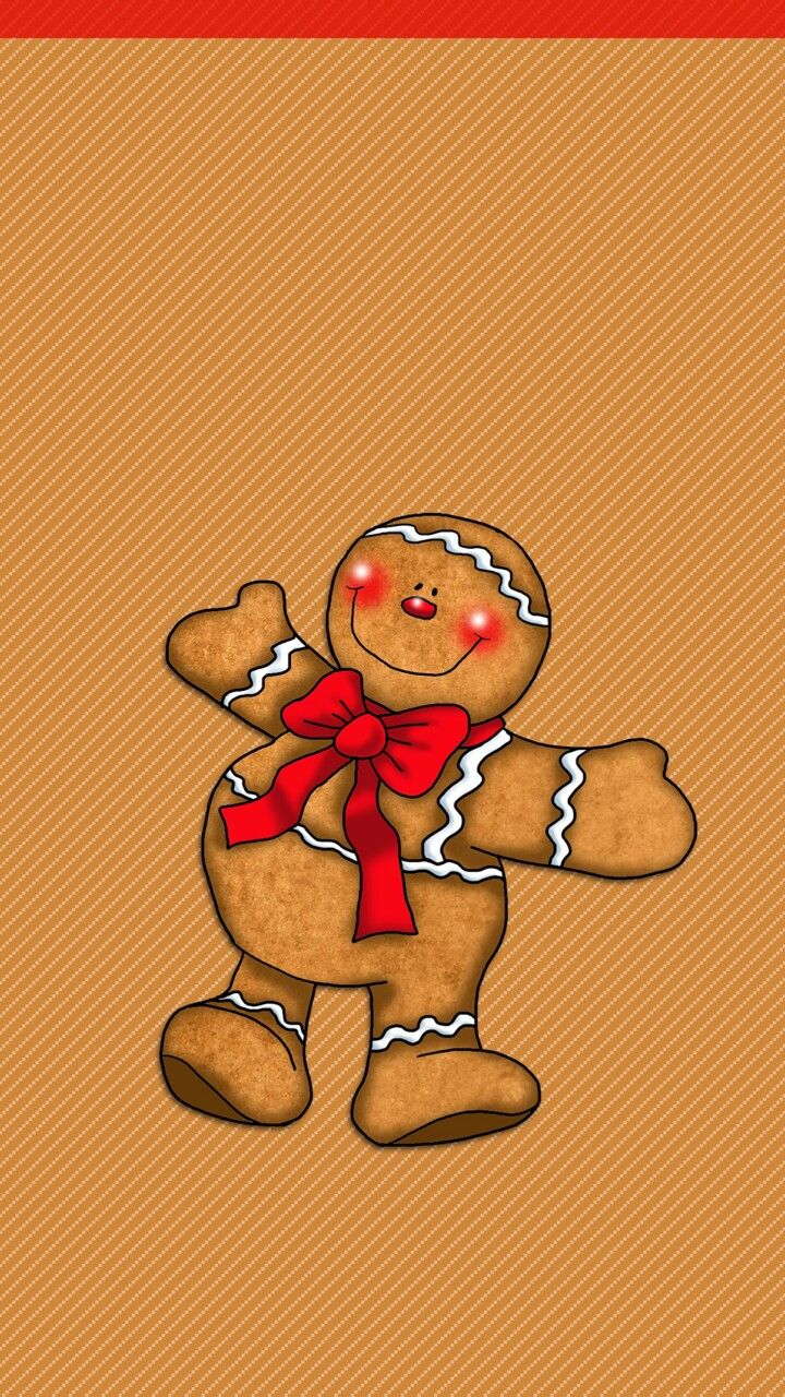 Iphone Wallpaper Christmas Gingerbread