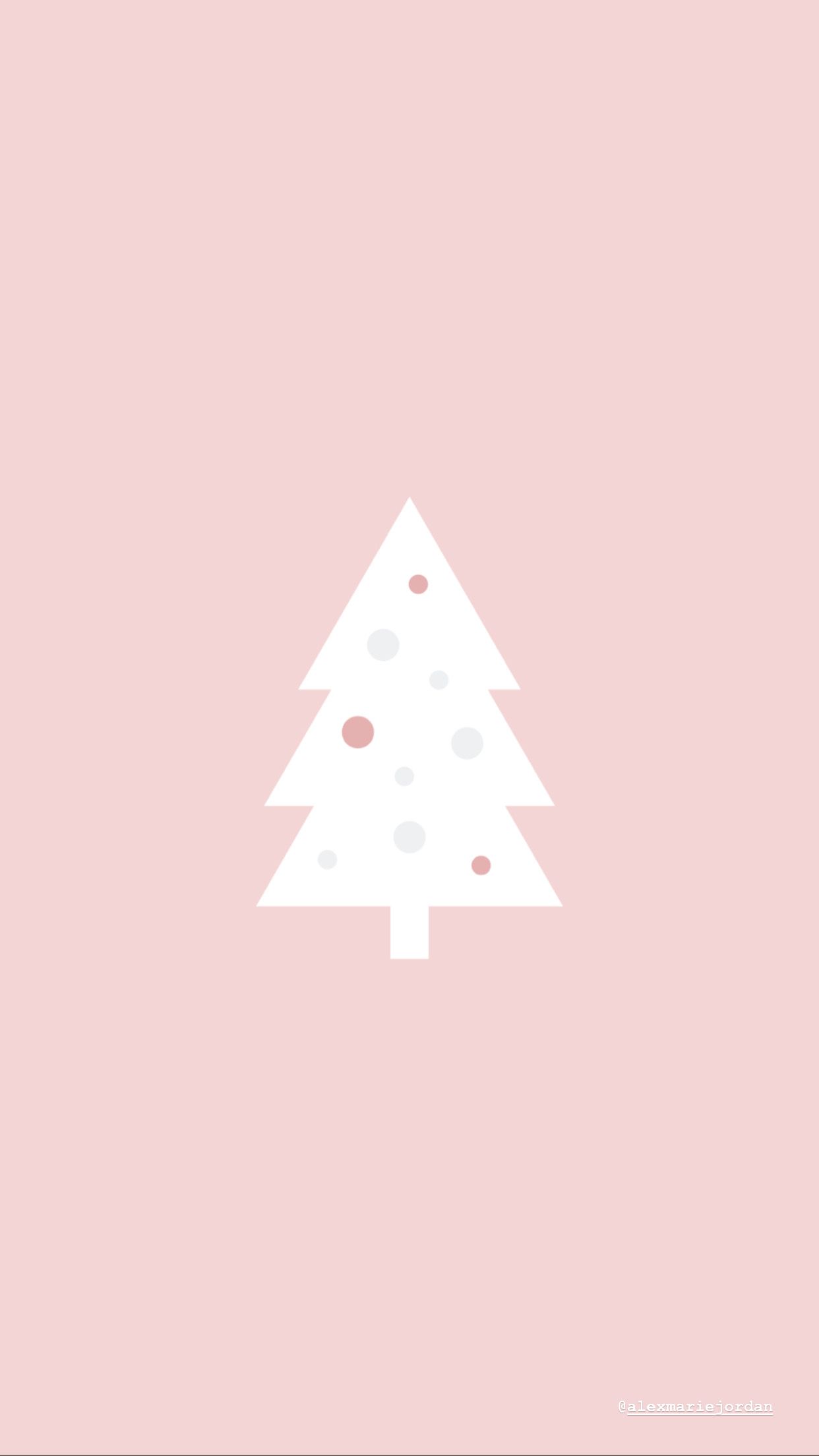 Kawaii Christmas Tree Wallpaper