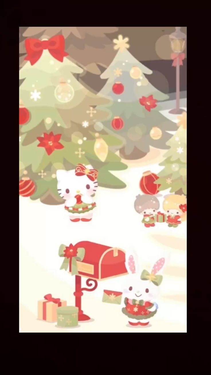 Merry Christmas Wallpaper Sanrio