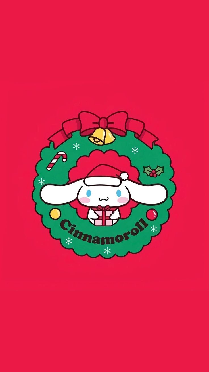 Sanrio Christmas Wallpaper Black