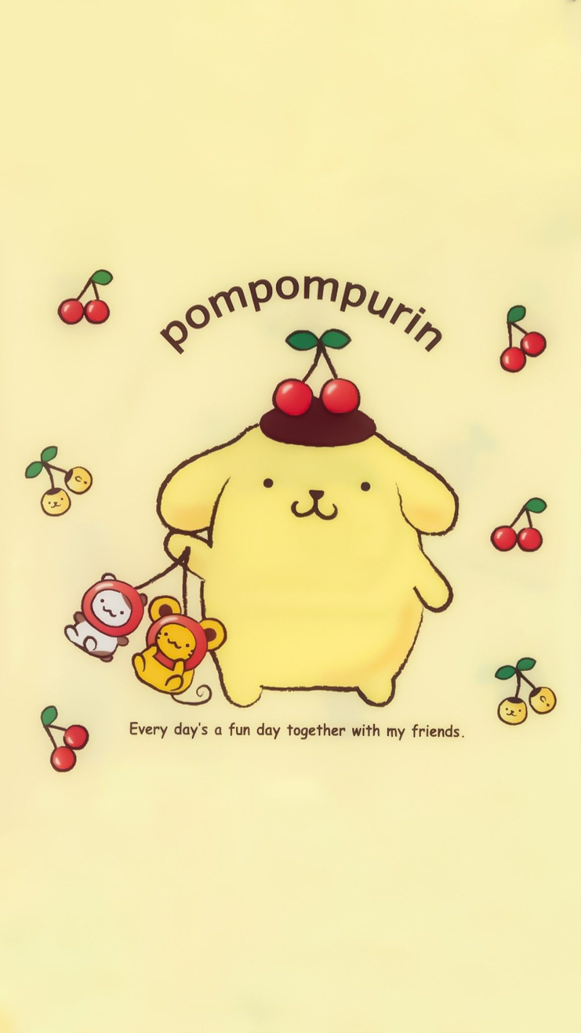 Sanrio Christmas Wallpaper Pompompurin