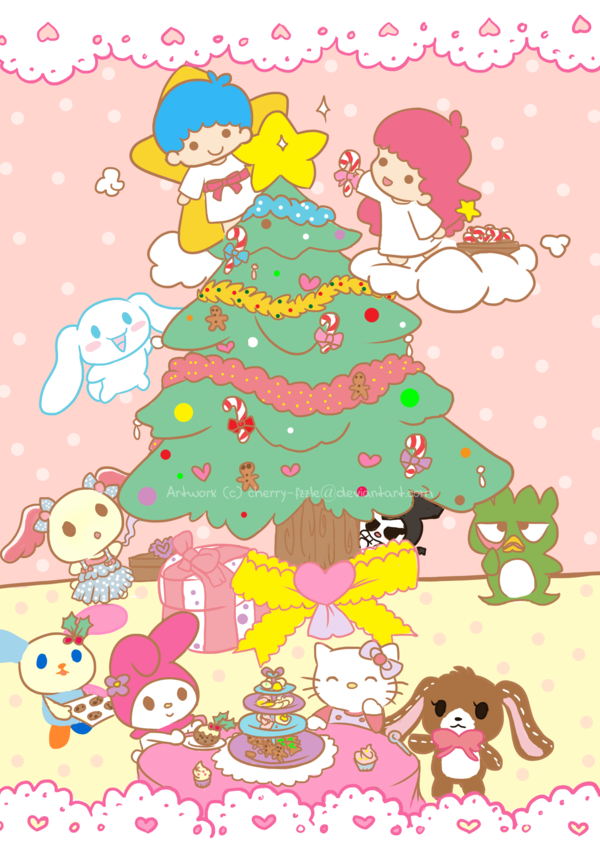 Sanrio Christmas Wallpaper Tablet